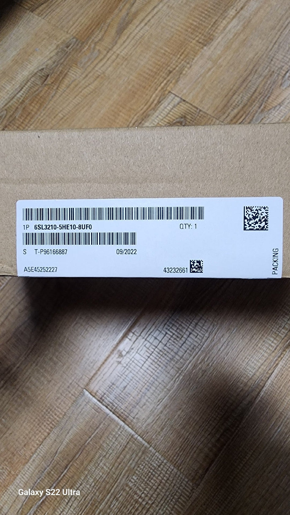 1 peça Novo Siemens SINAMICS S210 6SL3210-5HE10-8UF0 6SL3 210-5HE10-8UF0