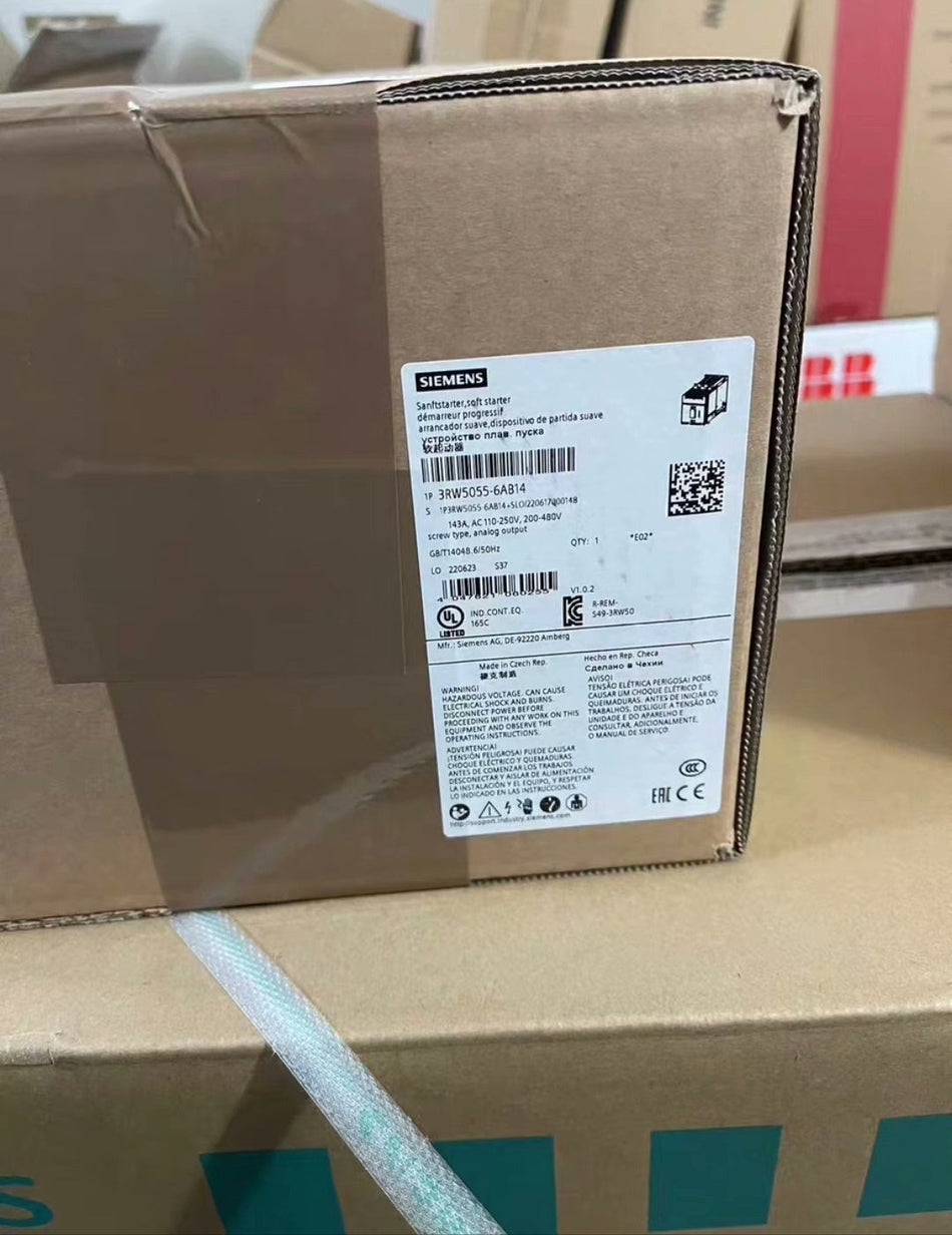 全新西门子 3RW5055-6AB14 3RW5 055-6AB14 软启动器