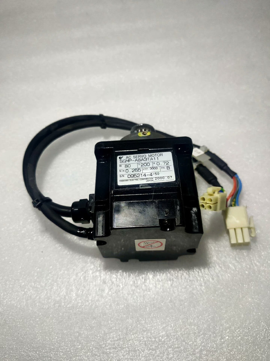 安川电机 SGMP-A8A3TA11 80W 3000r/min 200V 全新