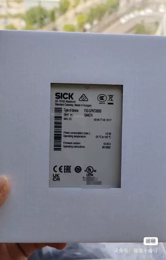 1 PCS NOVO EM CAIXA Módulo de controlo de segurança SICK FX0-GPNT00000 1044074