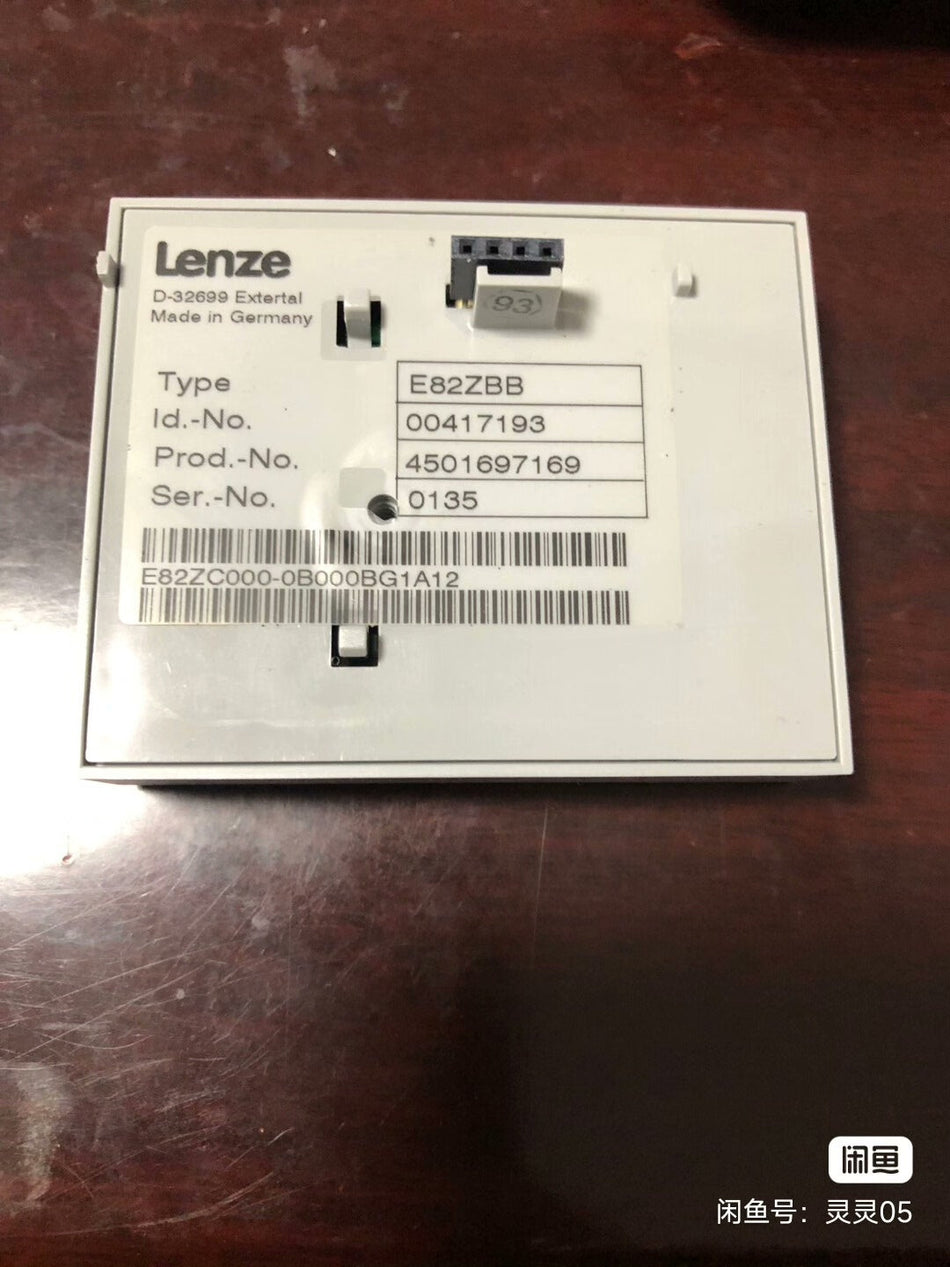 1 件全新 Lenze 8200 系列变频器操作面板 E82ZBB(DHL/FedEx)