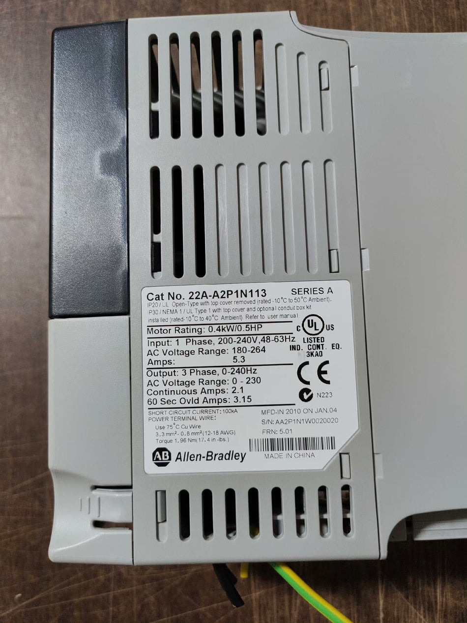 1 件全新 22A-A2P1N113（DHL 或 Fedex 发货）#A1