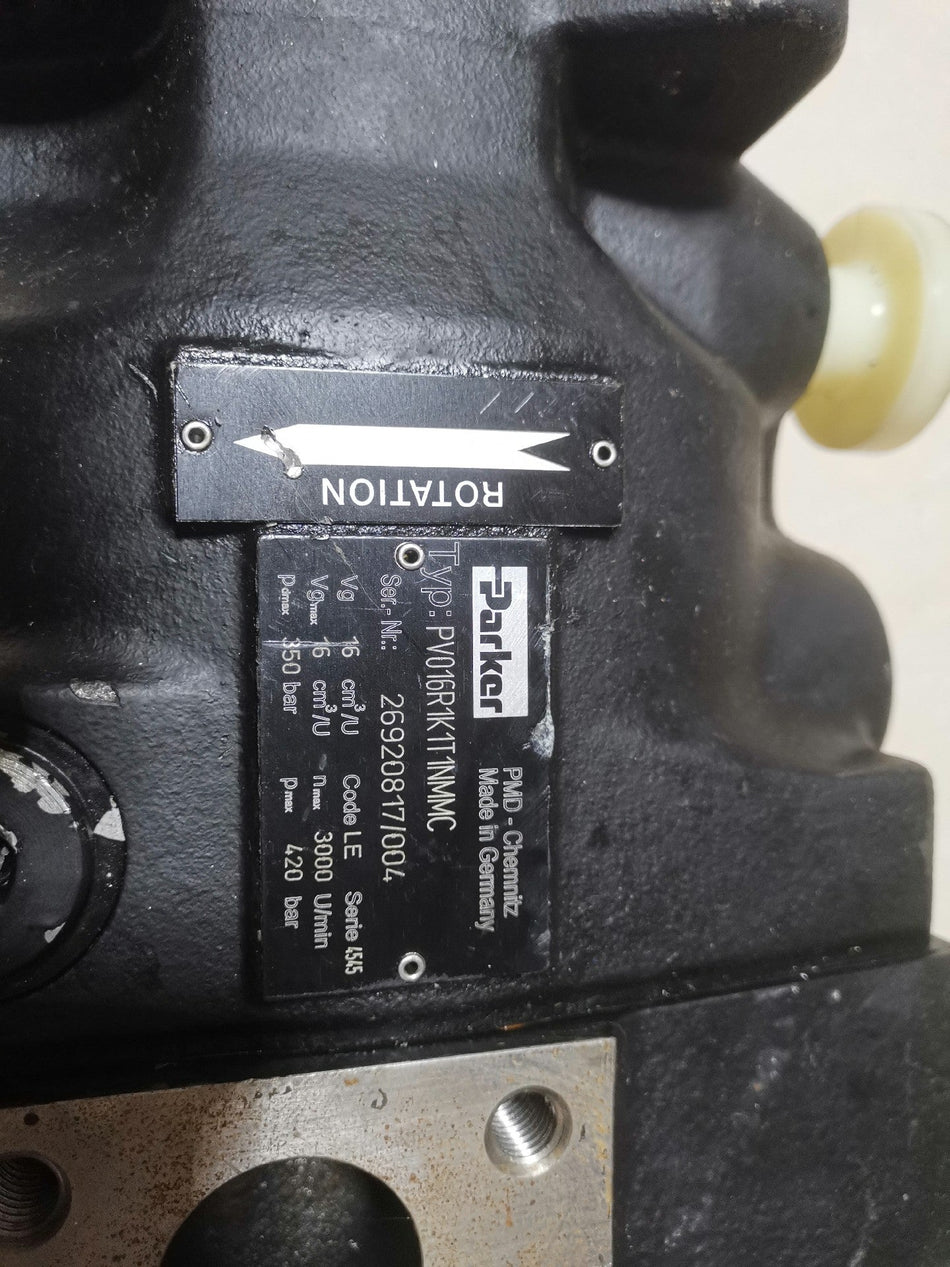 1PC para Parker PV016R1K1T1NMMC usado A06
