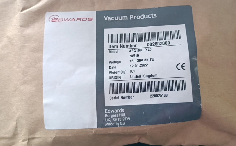1 peça para Edwards APG100-XLC novo APG100XLC A06