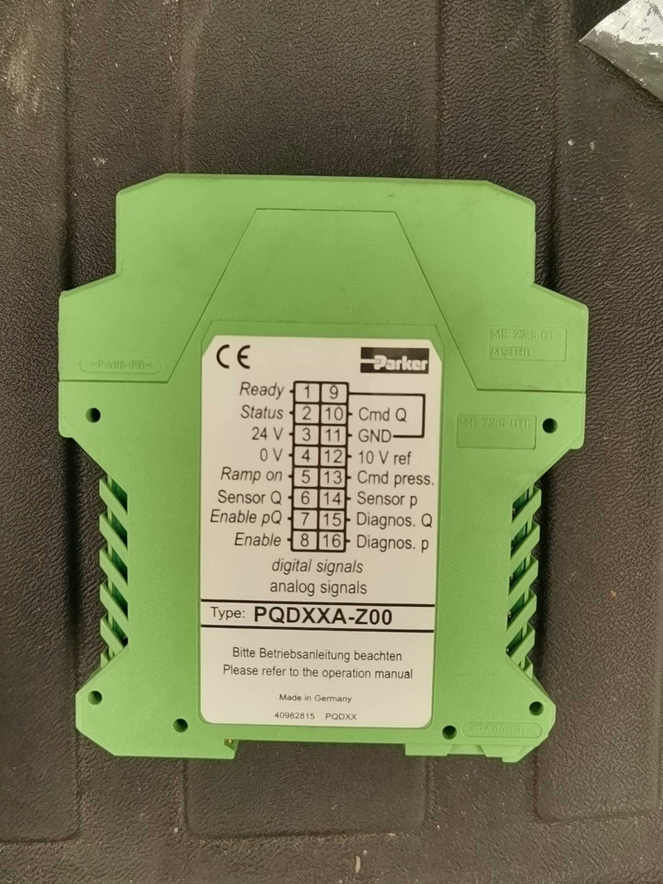 1PC for Parker PQDXXA-Z00 used PQDXXAZ00 A06