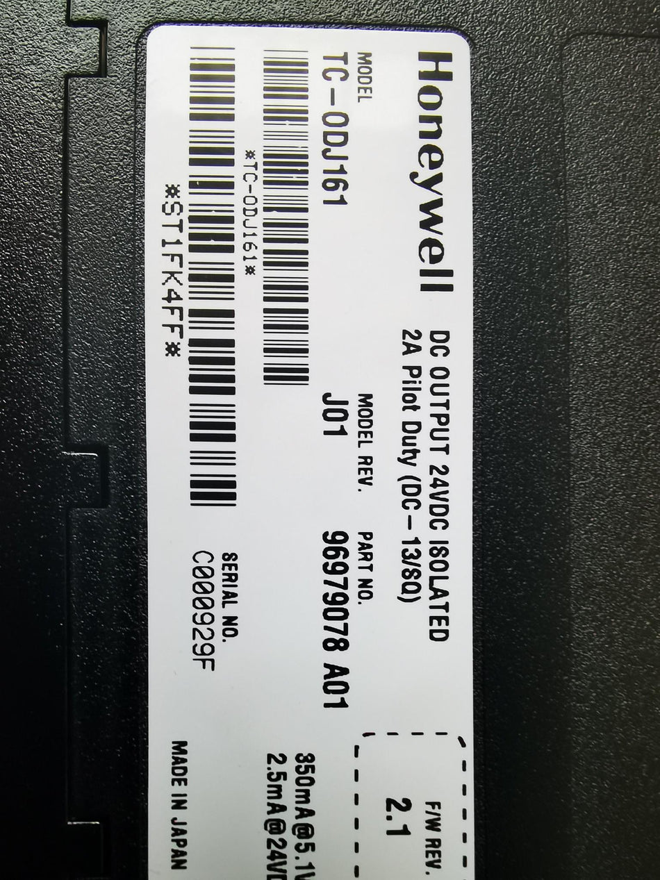1 件适用于霍尼韦尔 TC-ODJ161 二手 TCODJ161 库存