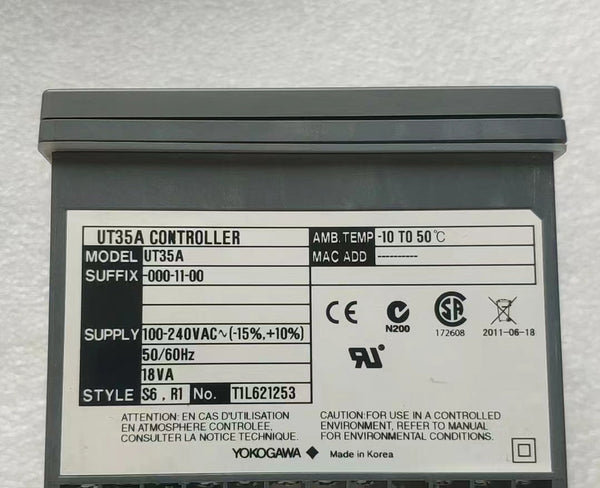 NEW Yokogawa UT35A-000-11-00 Temperature Controller