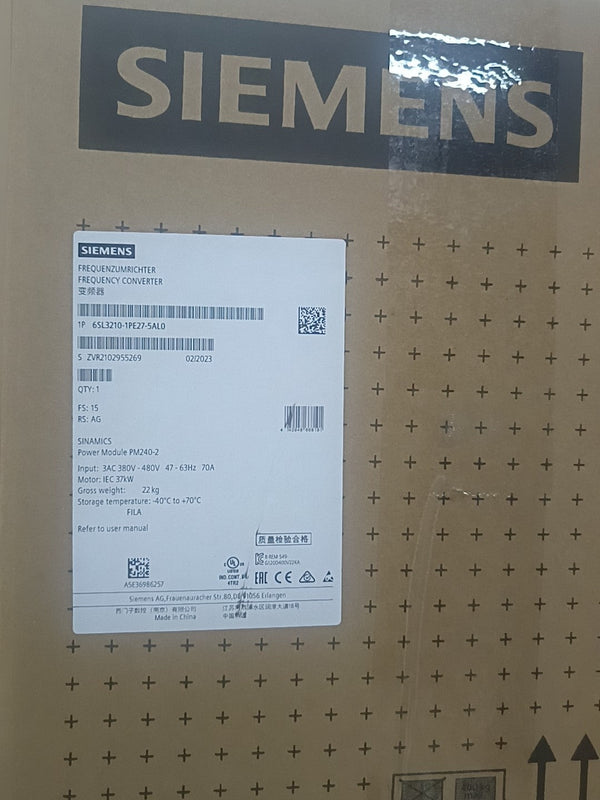 NEW SIEMENS 6SL3210-1PE27-5AL0 Inverter