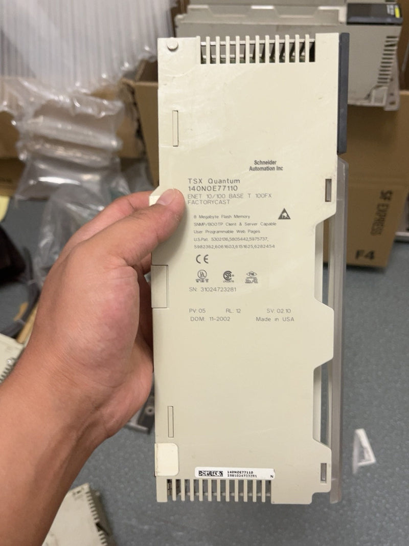 SCHNEIDER ELECTRIC 140NOE77110 ETHERNET MODULE (100923)