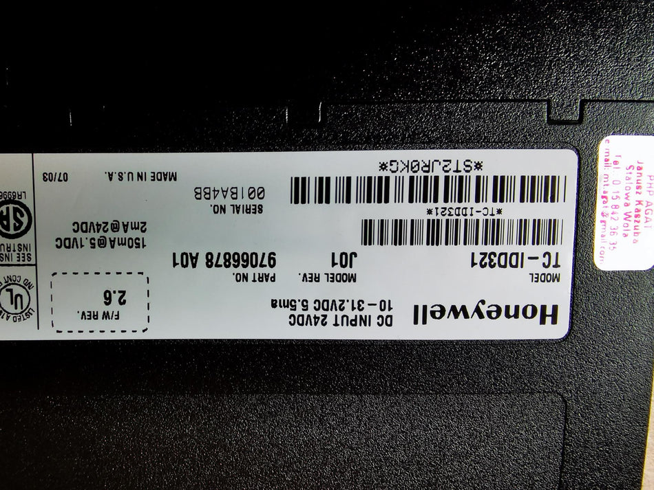 1 peça para HONEYWELL TC-IDD321 A-1-4-008 TCIDD321