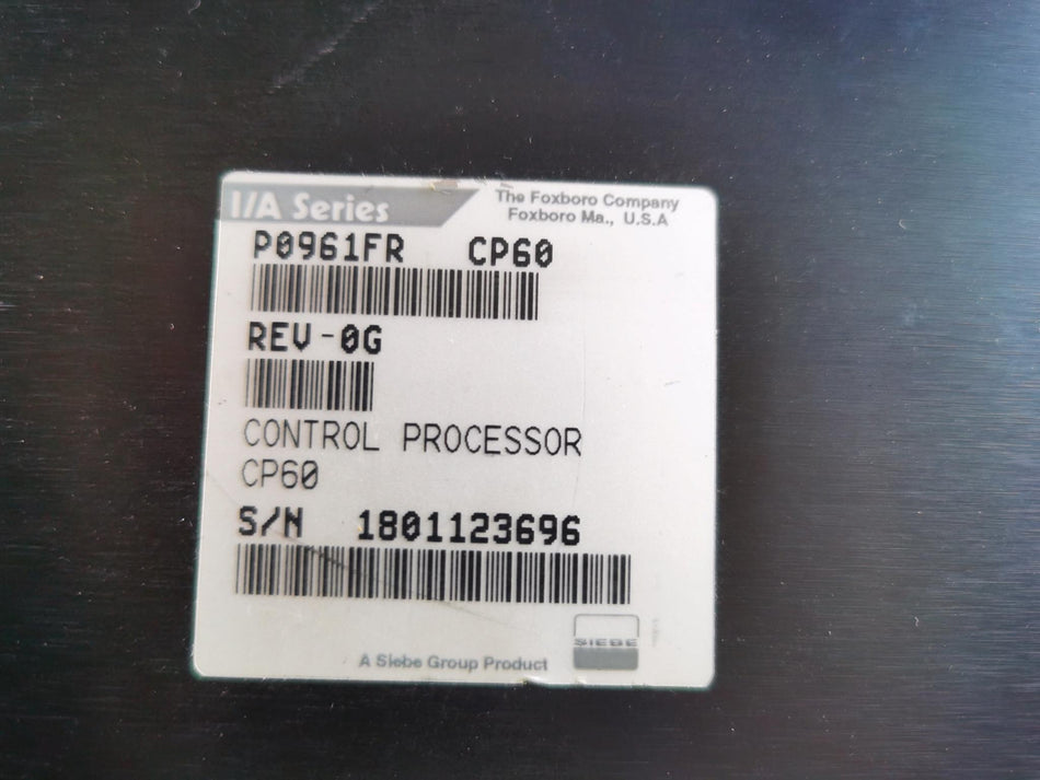 1 件适用于 FOXBORO P0961FR A-4-3-002 P0961FR