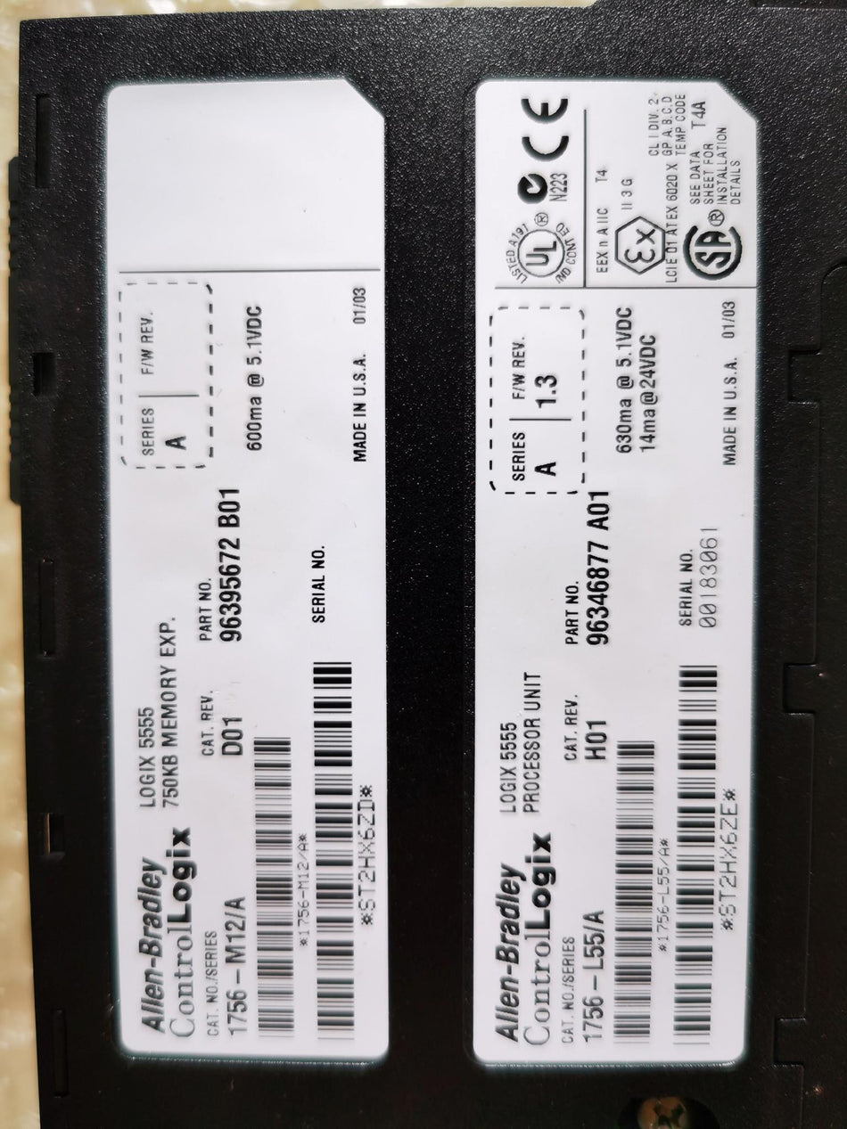 1 件适用于 AB 1756-L55-M12/A A-7-4-006 1756L55M12/A