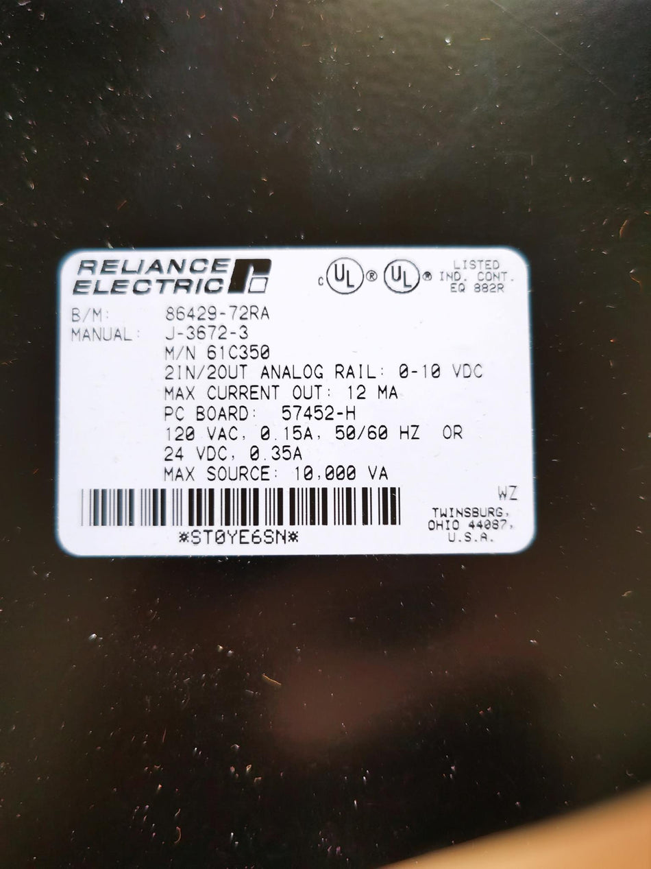 1 peça para Reliance 61C350 A-7-7-004 61C350