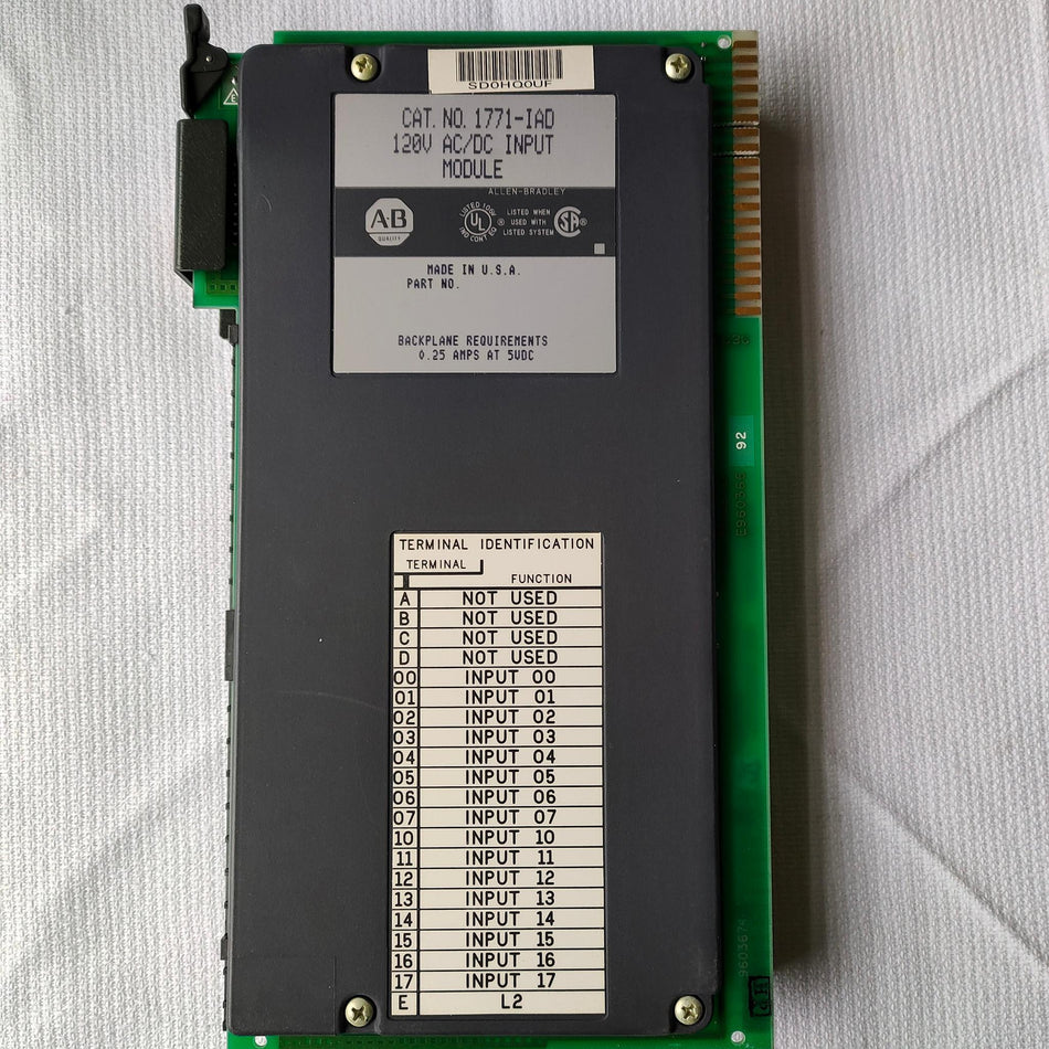 1 件用于 AB 1771-IAD B-10-2-008 1771IAD