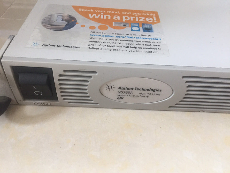 1PC Agilent Hp N5769A System DC Power Supply 100V/15A 1500W #H594G DX