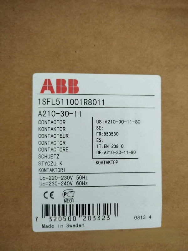 ABB A210-30-11 3-Phase Contactor AC24 110 220 380V NEW