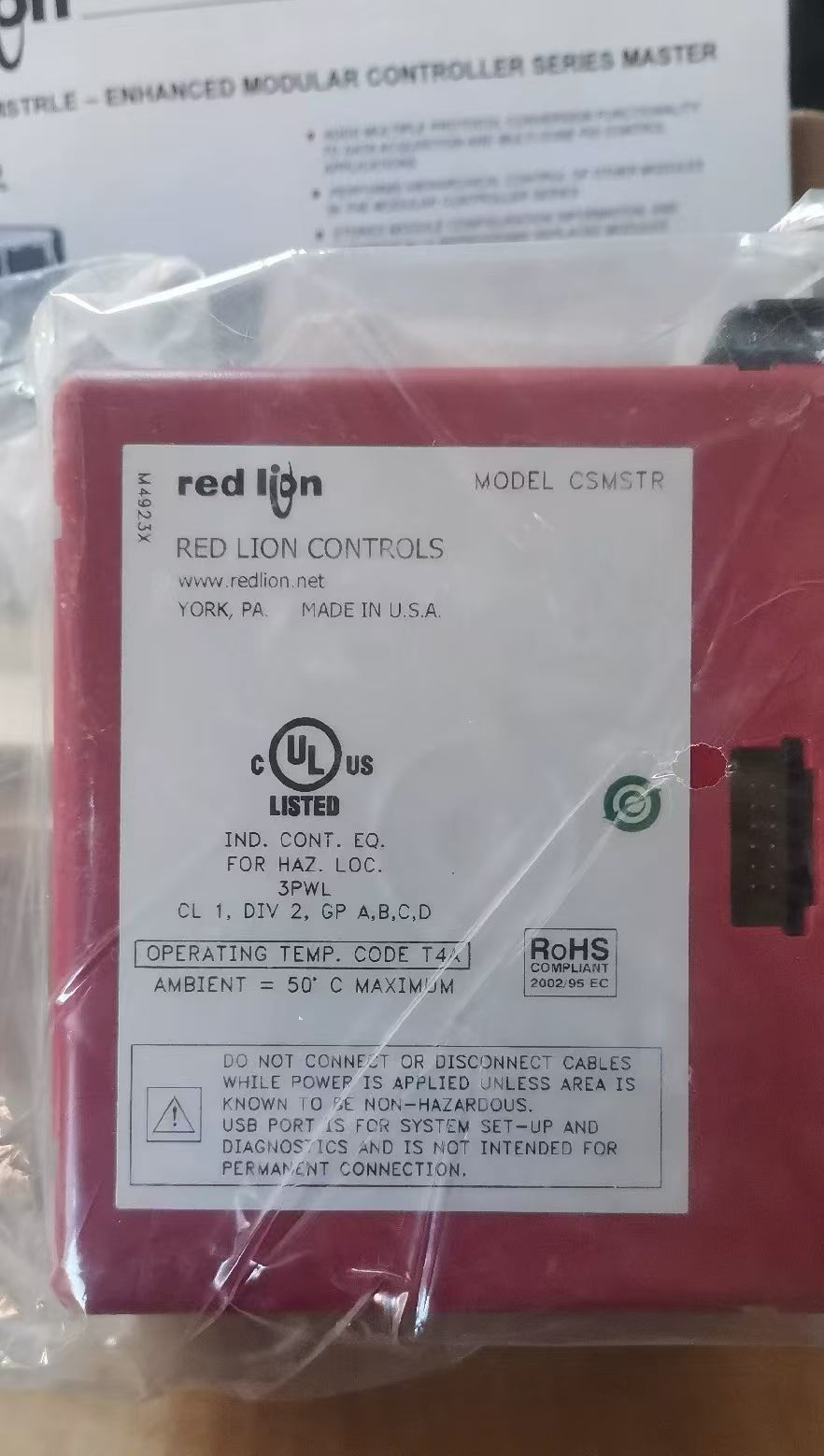 1 件适用于 Red Lion m4923x 全新 mx4