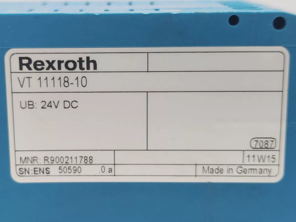 1PC FOR Rexroth VT11118-10 USED mx1