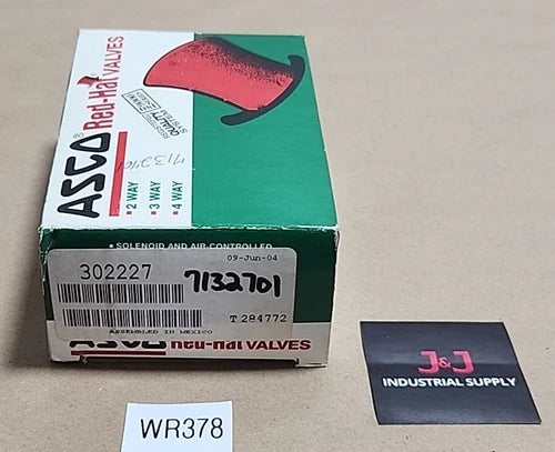 *BRAND NEW* Asco 302227 Red-Hat Solenoid Valve Rebuild Kit + Warranty!