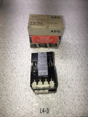 **AEG SCHUTZ CONTACTOR NEW OPEN BOX 910-302-503-86 100 V 115#