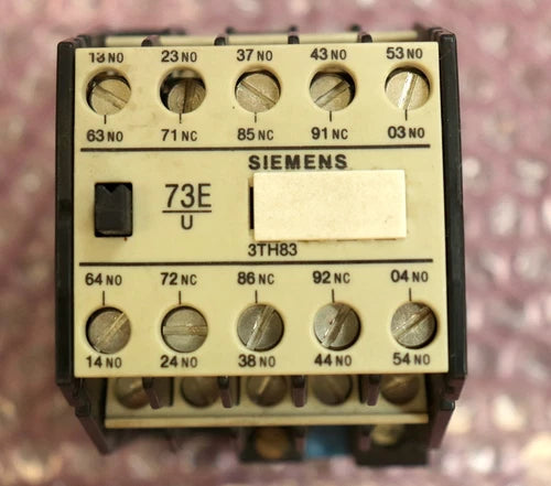 SIEMENS Sch¨¹tz contactor 3TH83460AM0 Us = 220V 50Hz  264V 60Hz 7S + 3? /NO + 3NC