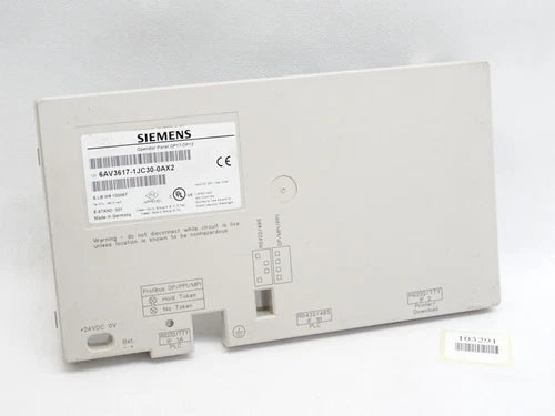 Siemens Backcover R¨¹ckschale Panel OP17 6AV3617-1JC30-0AX2 6AV3 617-1JC30-0AX2