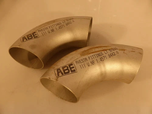 2 St¨¹ck ABE AVESTA FITTINGS LT 97698 11 W.NR 1.4571 84X2,0