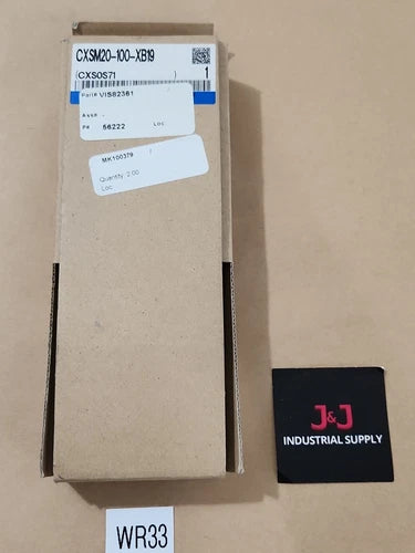 *BRAND NEW* SMC CXSM20-100-XB19 Dual Rod Cylinder 0.7MPa + Warranty!
