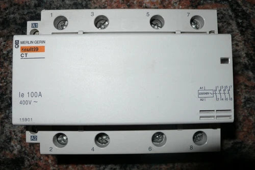 CONTACTEUR TETRA 100A 4contact NO SCHNEIDER ELECTRIC MERLIN GERIN 220V 100AMPERE