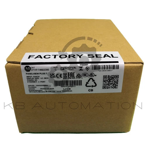 2711P-T4W22D8S Allen-Bradley PanelView Plus 7 Terminal, 4,3 Zoll Touchscreen