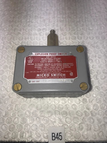 **MICRO SWITCH PREOWNED  EXQ-8436 EXPLOSION PROOF SWITCH #