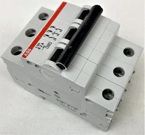 ABB S203 K 2A Sicherungsautomat Leitungsschutzschalter 3pol., used