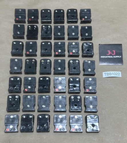 (42) NEW SURPLUS- Female J Type Thermocouple RTD Connectors || FAST SHIPPED ????