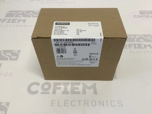 6ES72151AG400XB0 - SIEMENS - 6ES7215-1AG40-0XB0 CPU NEW