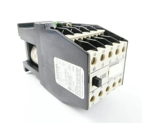 SIEMENS 3TH8310-0BB4 (24VDC) 100E AUXILIARY CONTACTOR