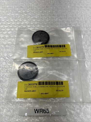 ** NEW Tyco SCOTT 093-0097  CONNECTOR,COMMUNICATION ;ELASTOM QTY OF 2 &WARRANTY#