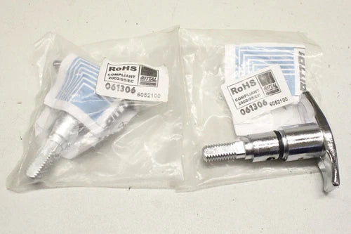 2x RITTAL 6052100 Schaltschrank Schloss Griff 061306 OVP