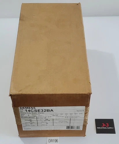 *NEW SEALED* Siemens 14CSE32BA Heavy Duty Motor Starter 3Hp 3Ph Size 0 +Warranty