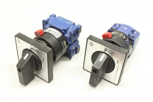 2x KRAUS & NAIMER CG8 0-1 CH10 Nockenschalter Schl¨¹sselschalter