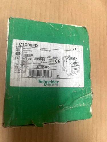Schneider Electric TeSys LC1D38FD 3P(3NO), AC-3/AC-3e, =440V, 38A, 110V DC coil