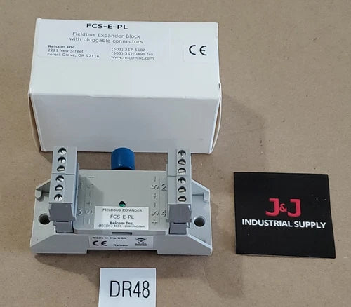 *BRAND NEW* Relcom Inc FCS-E-PL Field Bus Expander w/ Pluggable Conn + Warranty!