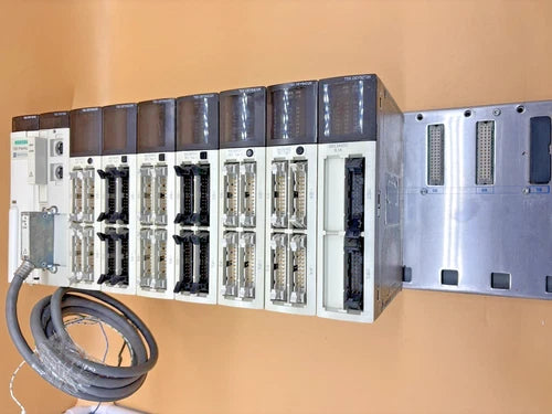 SCHNEIDER ELECTRIC TSX RACK WITH CPU TSXP57103M AND MODULES