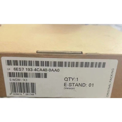 New Siemens 6ES7193-4CA40-0AA0 Terminal Modules for ET200S 6ES7 193-4CA40-0AA0
