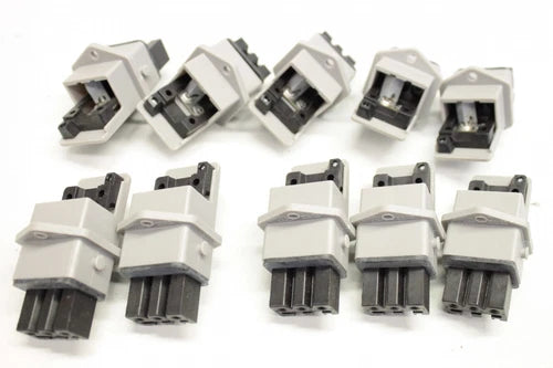 10x Hirschmann STAKEI 3 250V 400V ST Leistungssteckverbinder Stecker 3P +E 727