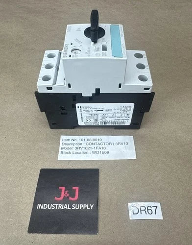 NEW NO BOX- Siemens 3RV1021-1FA10 Power Contactor 600V 15Hp || FAST SHIPPED ????