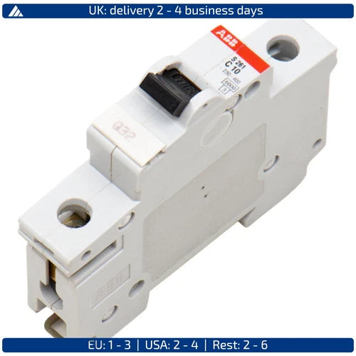 ABB S261-C10, Disjuntor, S261-C10, S261C10, N?o Aplic¨¢vel Usado em estoque...