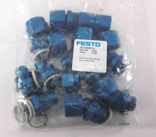 10 St¨¹ck Festo CK-3/8-PK-13 (4097) Schnellverschraubung
