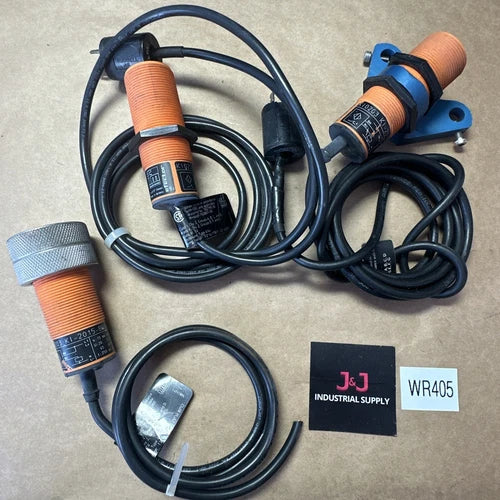 (3) PREOWNED- IFM KI0203 KI-2015-BBOA/NI 20-250VAC/DC Proximity Switch Sensor