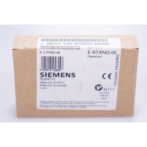 New Siemens 6ES7135-4GB00-0AB0 ELECTRONIC MODULE FOR ET 200S 6ES7 135-4GB00-0AB0