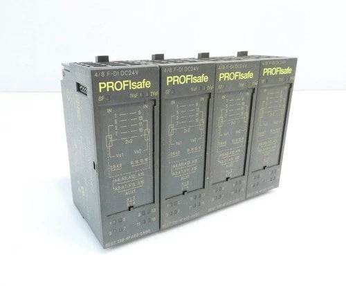 4x SIEMENS SIMATIC S7 6ES7 138-4FA03-0AB0 4/8 F-DI DC24V - set of 4